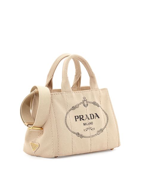 prada tote bag monkey weiss aus canvas|Prada canvas tote bag .